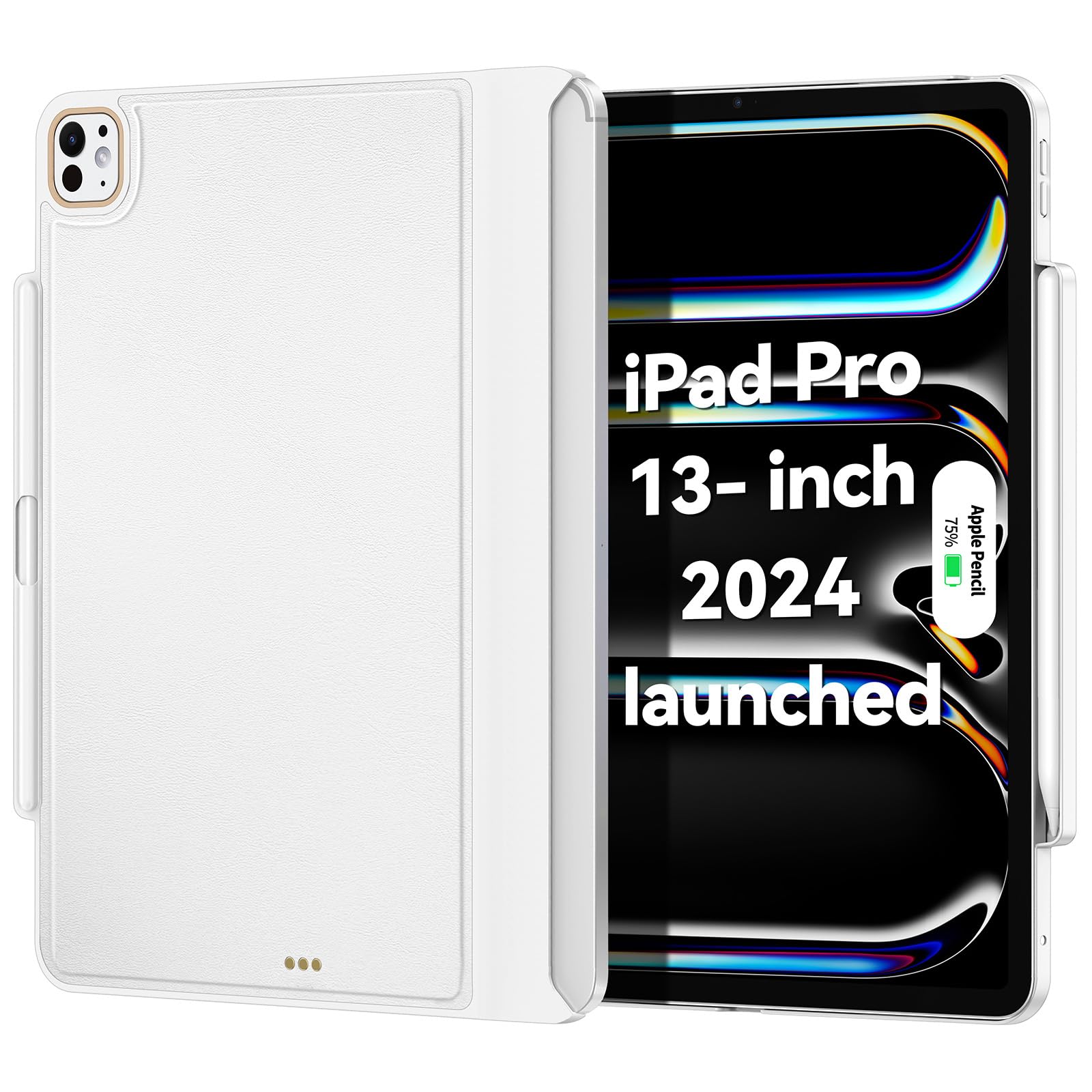 Amazon.com: Magic-Keyboard Compatible Case for iPad Pro 13 inch M4