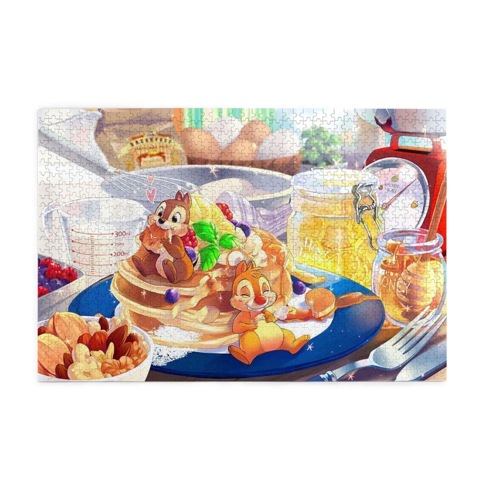 Amazon.co.jp: チップ デール アニメ ジグソーパズル 木製 1000ピース