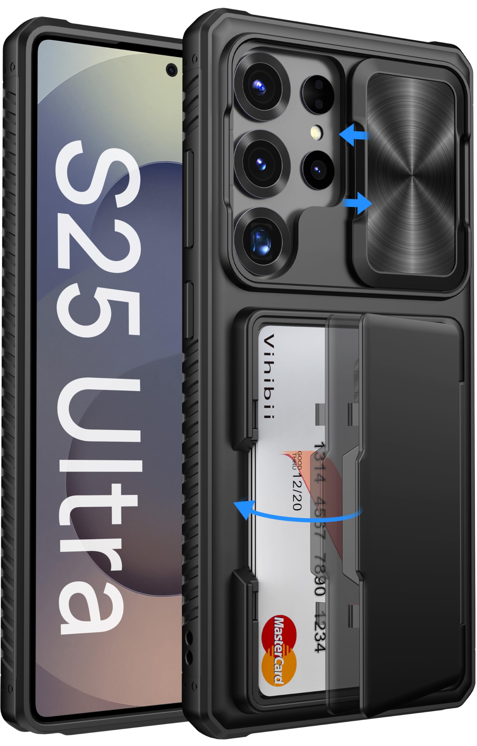 Amazon.com: Vihibii for Samsung Galaxy S25 Ultra Case with Card
