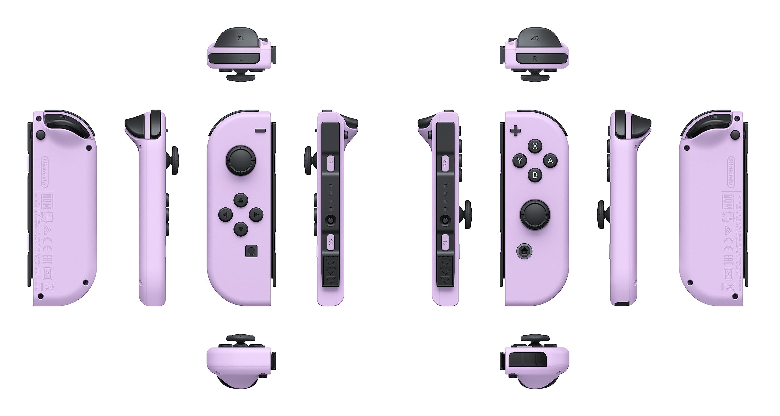 Joy-Con™ (L)/(R) - Pastel Purple/Pastel Green - Left and Right