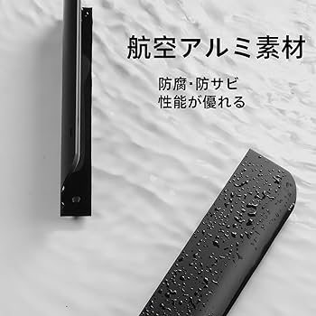 Amazon | AILEWE 引き出し 取っ手 マットブラック アルミニウム合金 穴