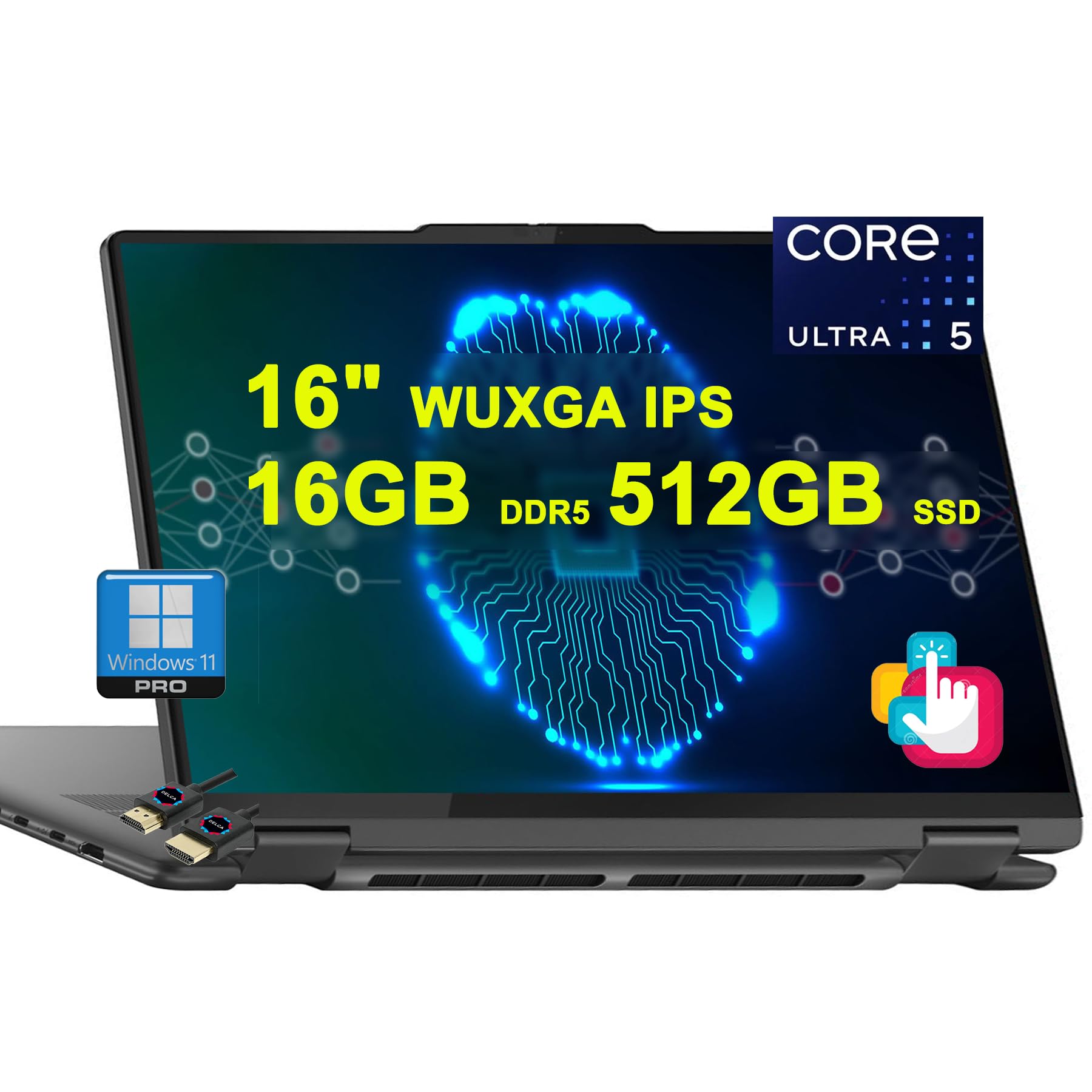 Amazon.com: Lenovo Yoga 7 16 2-in-1 AI PC Laptop | 16