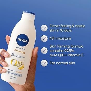 Amazon.com : Nivea Q10 Energy Plus Firming Body Lotion - 250 ml