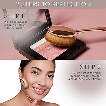 Amazon.com: Artis Elite Oval Brush 7 - Mirror, 1 Pc Makeup Brush