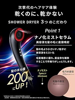 Amazon | 【新色 PINK】Brighte ブライト SHOWER DRYER PINK ヘア