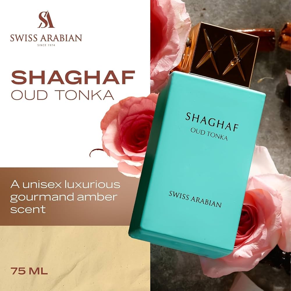 Swiss Arabian Shaghaf Oud Tonka - Vanilla Perfume with Warm Amber