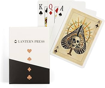 Amazon.co.jp: Lantern Press スペードのエース トランプ (52枚の