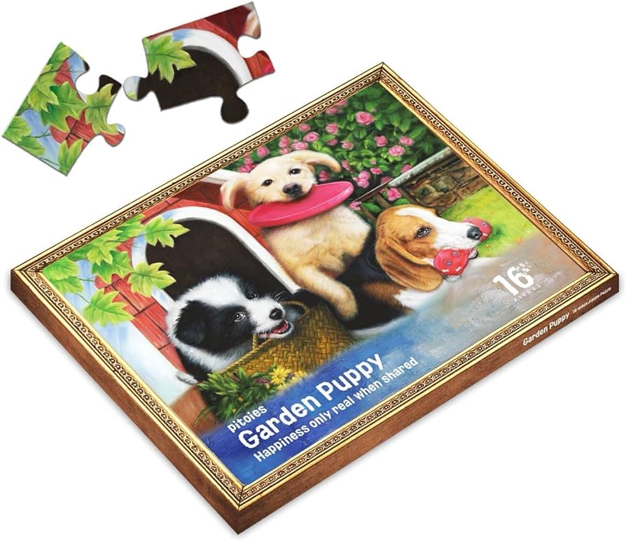 Amazon | Pitoies 認知症パズル 16個の大きなピースジグソーパズル