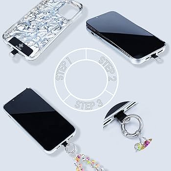 Amazon.com: Danni Yan Beaded Phone Wrist Strap Mobile Phone Strap