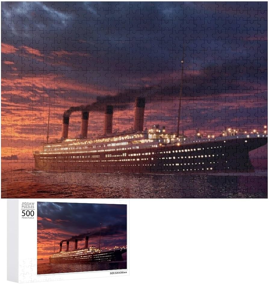 Amazon.co.jp: パズル タイタニック ジグソーパズル 300ピース 500