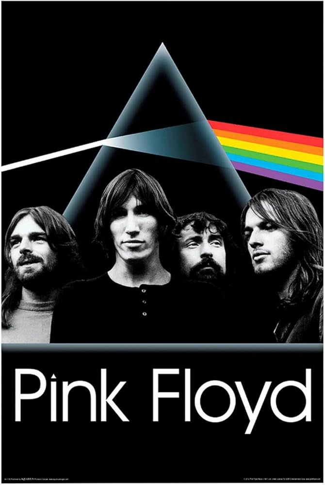 Pink Floyd 狂気 LPポスター2枚、ポストカード付き ピンク・フロイド