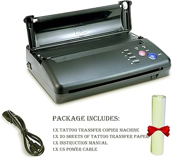 タトゥースタジオ用プリンター ミントグリーン タトゥースタジオ用