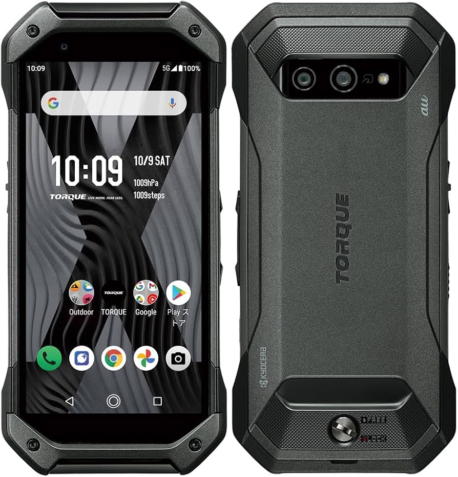 Amazon.co.jp: KYOCERA TORQUE 5G KYG01 Black AU Model SIM Unlocked