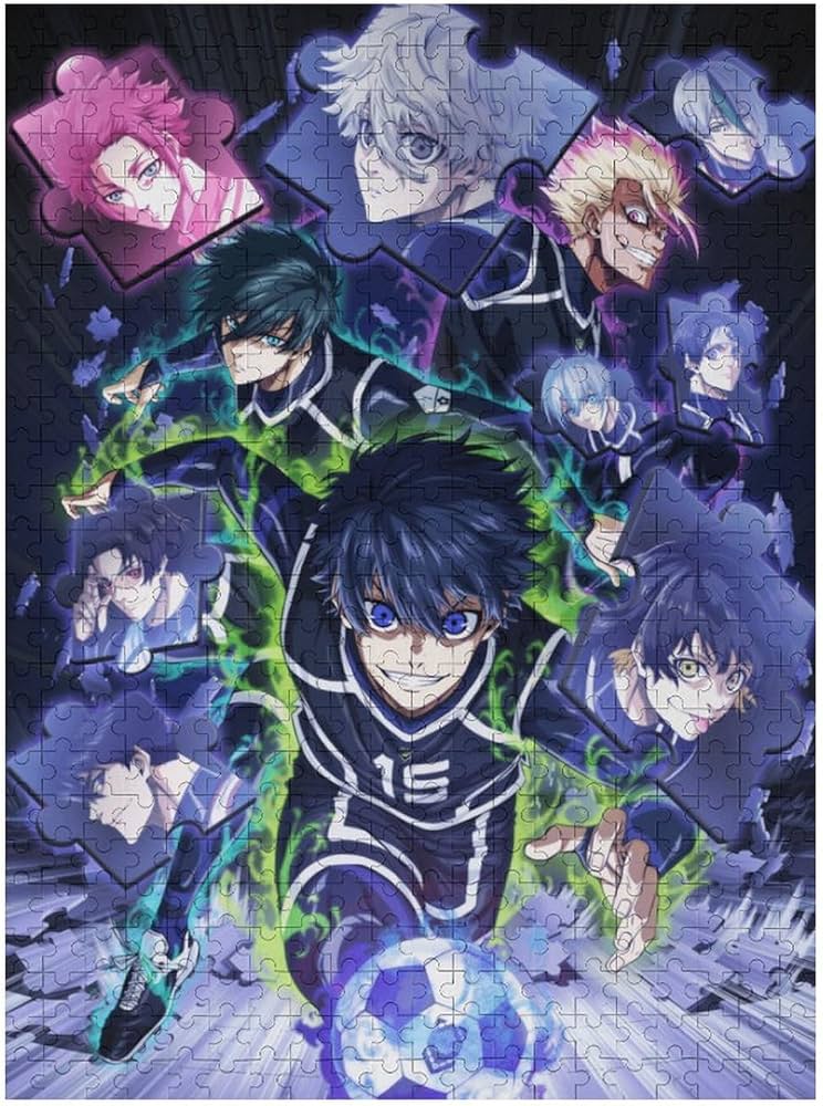 Amazon | ブルーロック ジグソーパズル 500ピース 益智減圧玩具 木製