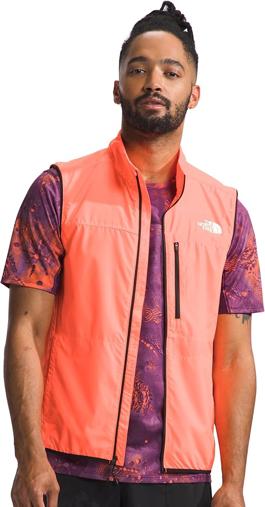 Amazon.com: The North Face Mens Higher Run Wind Vest, XL, Vivid