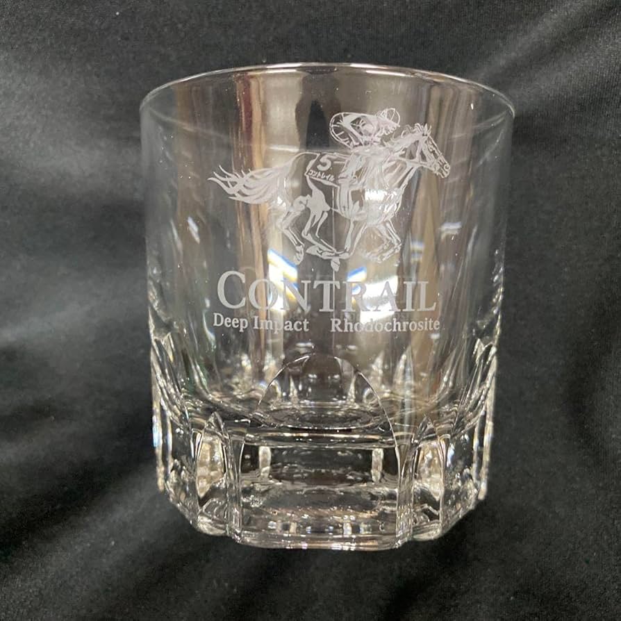 Amazon | ノーブランド品競馬コントレイルウイスキーグラス/JRA/ロック