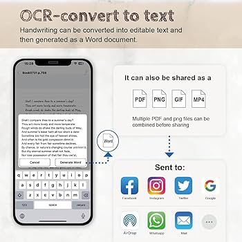 Amazon.com: Ophayapen Digital Smart Pen and Writing Board Set
