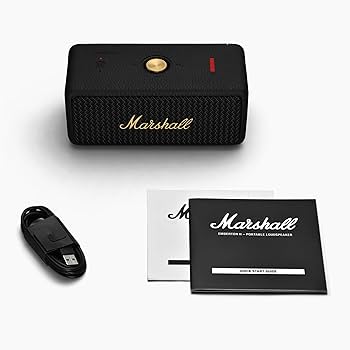 Amazon.com: Marshall Emberton II Portable Bluetooth Speaker, Black