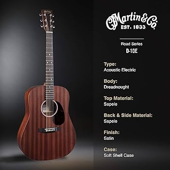 Amazon | Martin D-10E-01 ROAD SERIES/マーチン フォークギター