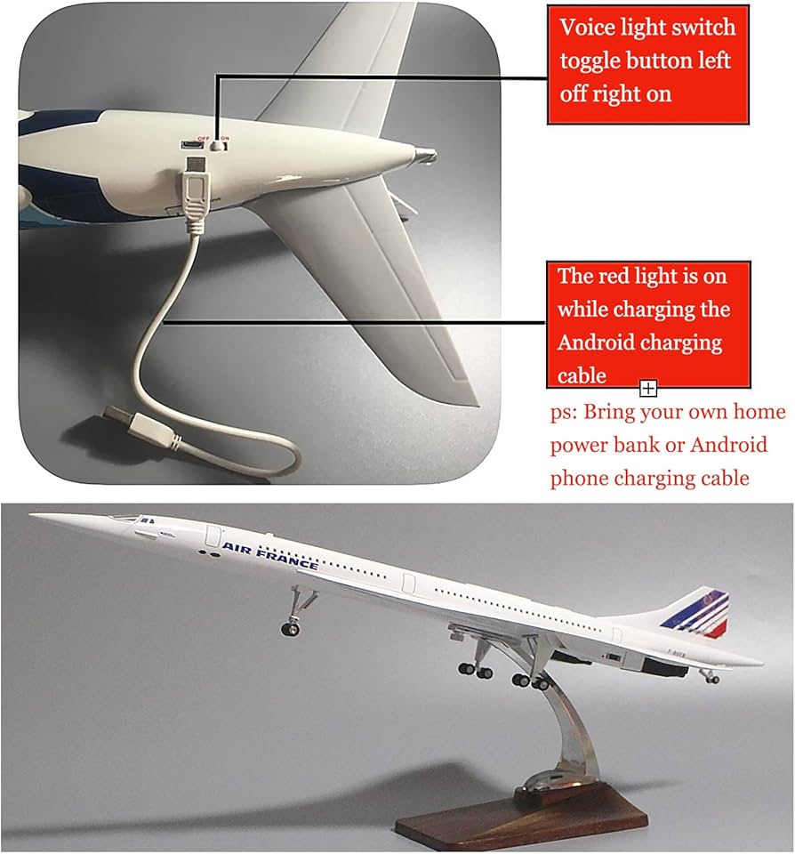 Amazon.co.jp: エールフランス・コンコルド旅客コンコルド模型航空機