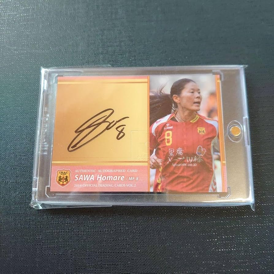 Amazon.co.jp: 2014 なでしこリーグ INAC神戸 澤穂希 直筆サインカード