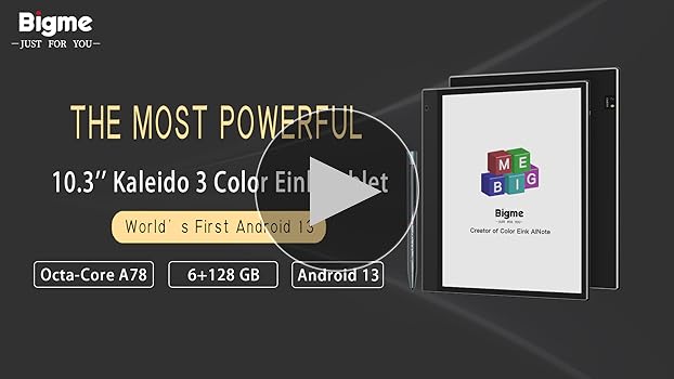 Amazon.co.jp: Bigme 電子ブックリーダー 10.3 インチ6G + 128G Eink