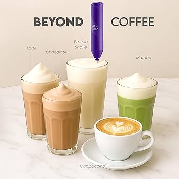 Amazon.com: Zulay Kitchen Powerful Milk Frother Wand - Handheld