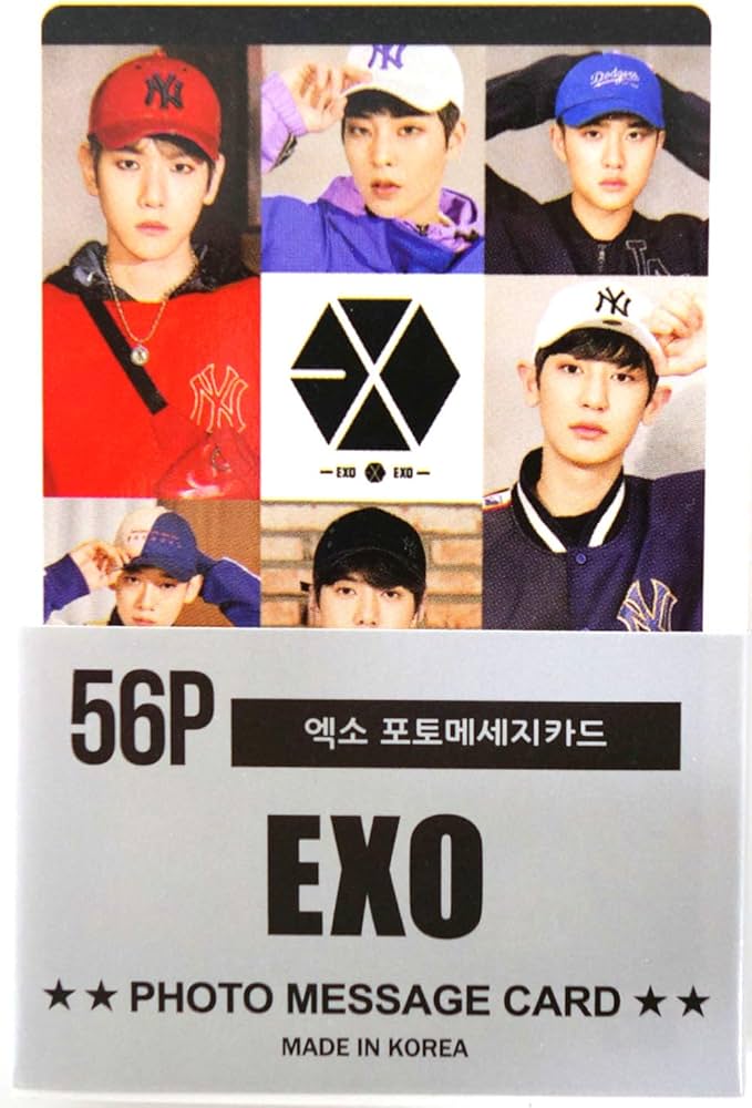 Amazon.com: EXO EXO-K EXO-M - Mini Postcard PHOTOCARD Set 56pcs