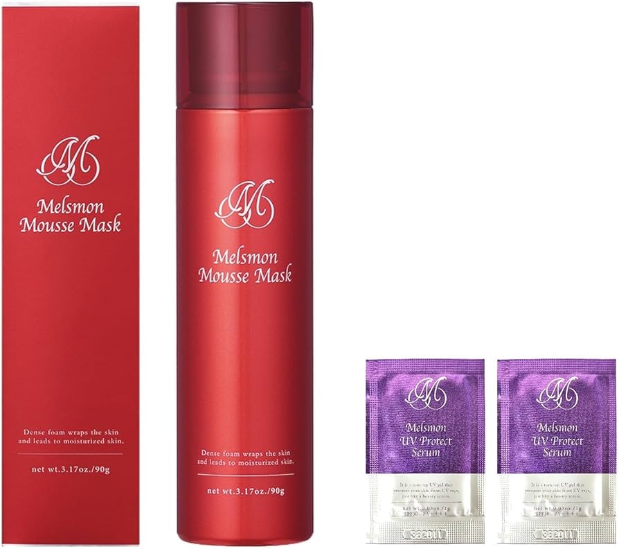 Amazon.co.jp: メルスモン ムース マスク 90g 洗い流し 不要 濃密 密着