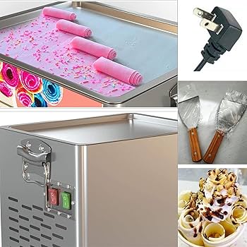 Amazon | 業務用アイスクリームロールメーカー スクレーパー2個付き