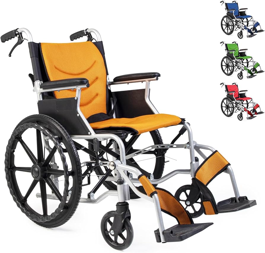 Amazon | PIPIBEAR 車椅子 自走式車いす 折りたたみ 軽量 コンパクト