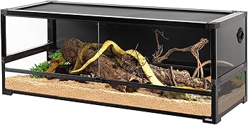 Amazon | 243L 爬虫類 飼育ケージ 折りたたみ式 グラステラリウム W120