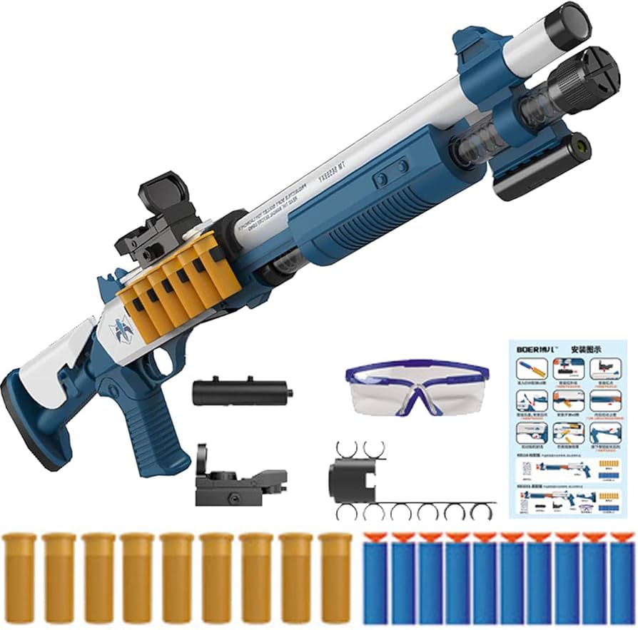 Amazon | ショットガン風おもちゃ銃 エアガン XM1014ショットガン風