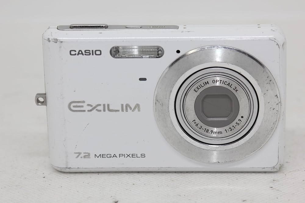Amazon | CASIO デジタルカメラ EXILIM (エクシリム) ZOOM ホワイト EX