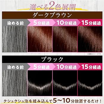 Amazon | ヘアリシェ ナチュラルエアリーカラー (ダークブラウン 1本