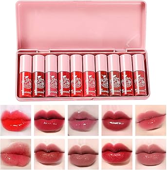 Amazon | SILUN 10色セット 口紅 リップグロスセット つやぷるリップ