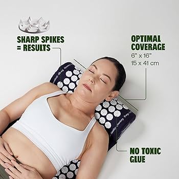 Amazon | 【正規品】シャクティ 指圧枕 （レバル③ インジゴ）、長めの