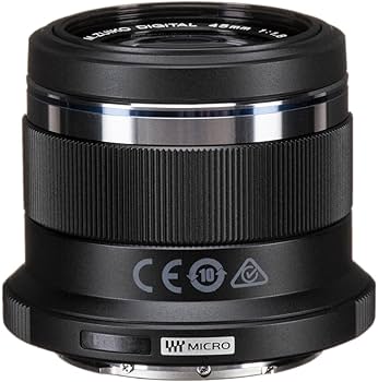 Amazon.com : OM SYSTEM Olympus M.Zuiko Digital 45mm F1.8 Black for