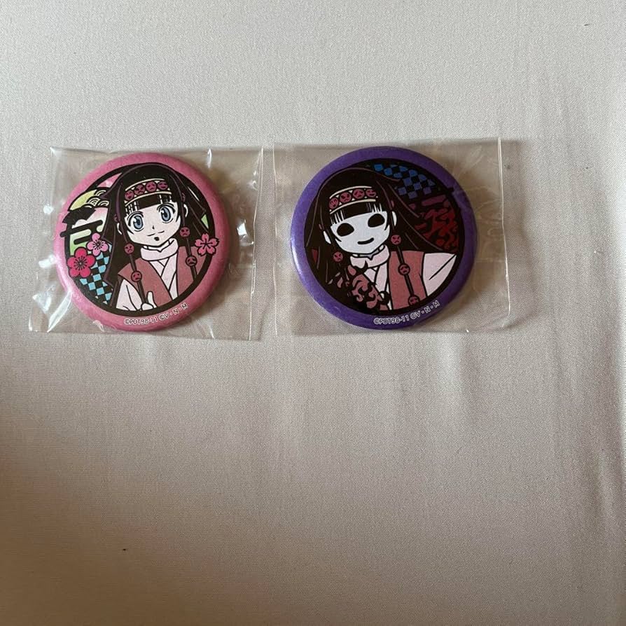 Amazon | ハンターハンター アルカ ナニカ 和紙缶バッジ | バッジ