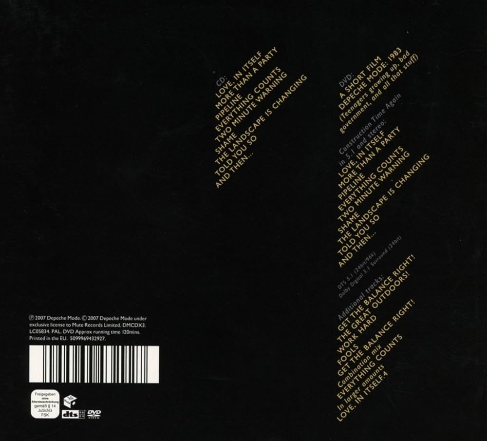 DEPECHE MODE - Construction Time Again: Collector's Edition
