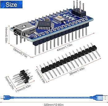 Mini Nano V3.0 ATmega328P Module Micro Controller Board with USB