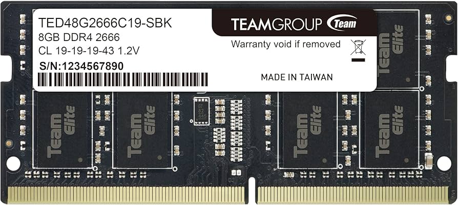 TEAMGROUP Elite DDR4 8GB Single 2666MHz PC4-21300 CL19 Unbuffered