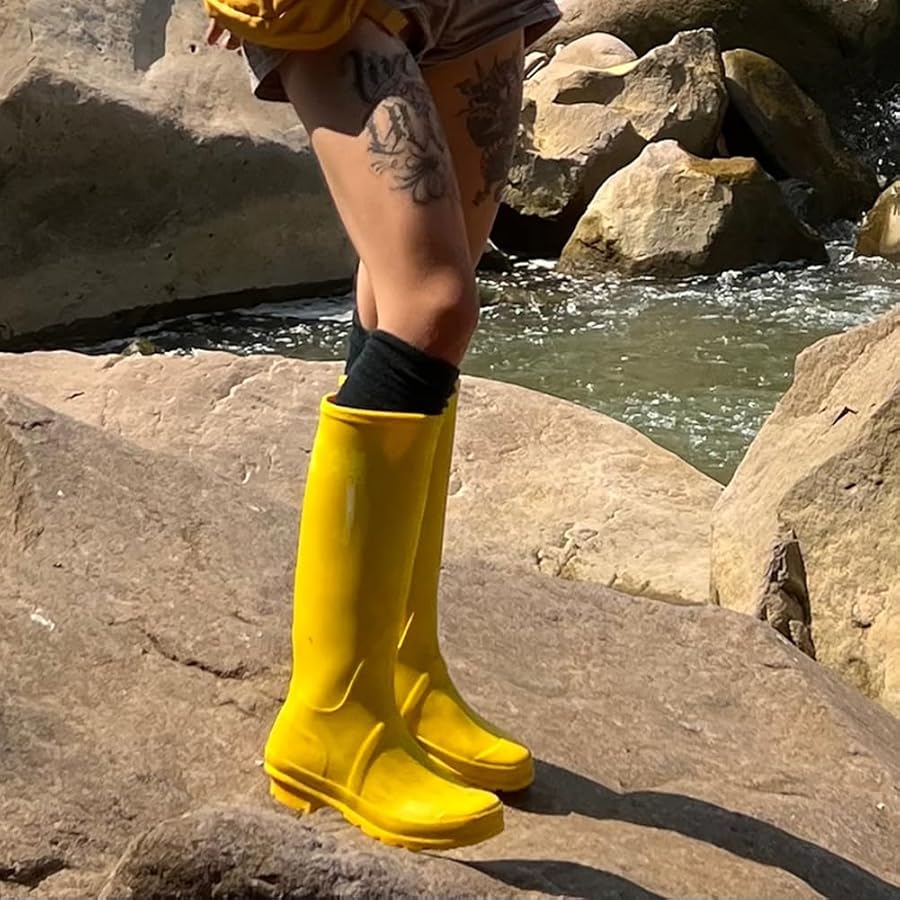 Amazon | [mxcgzl] ロング レインブーツ レディース 長靴 雨靴 防水