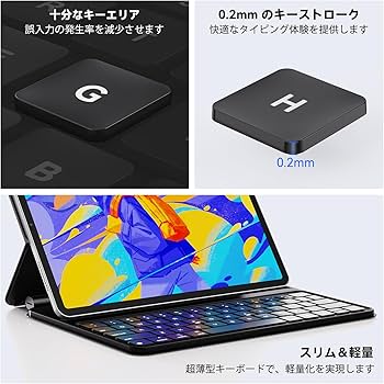 Amazon.co.jp: Zspeed iPad キーボードケース スマートコネクタ付き
