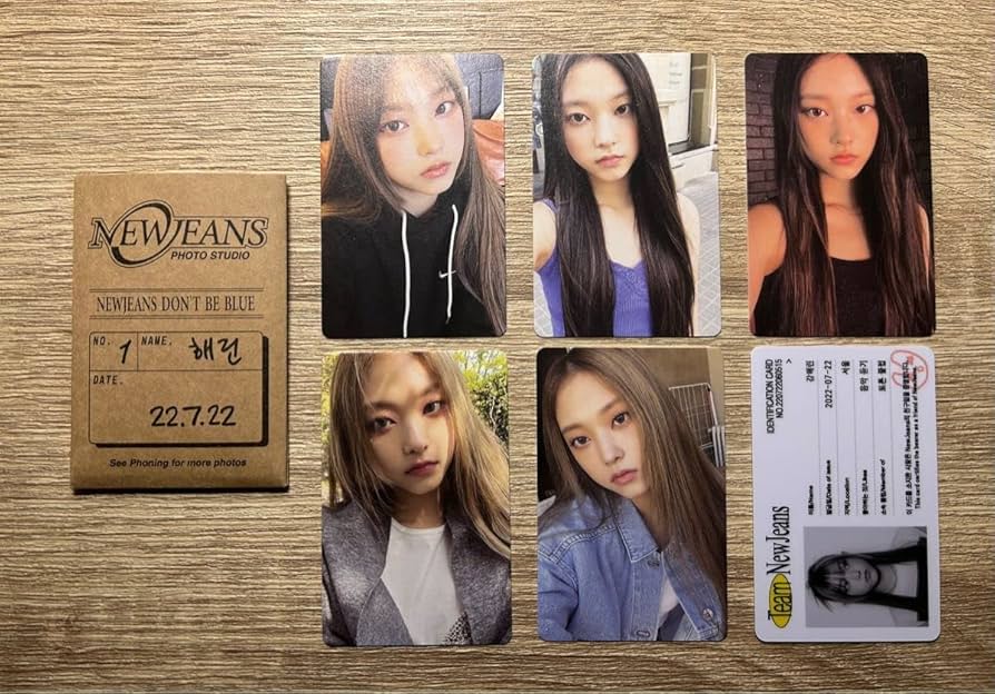 Amazon.co.jp: NewJeans Bluebook ヘリン トレカIDカード : おもちゃ