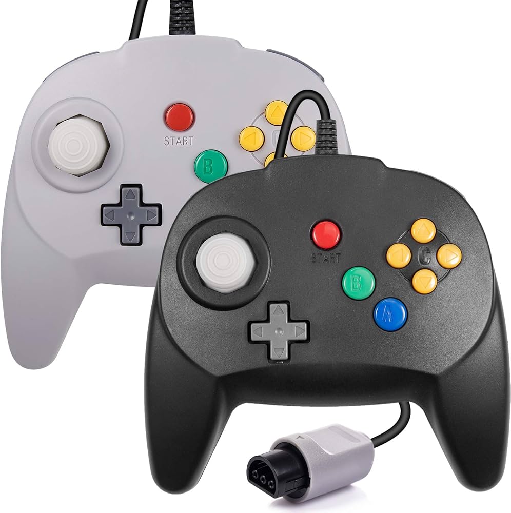 Amazon.com: miadore 2 Pack Retro N64 Controller Wired N64 Classic