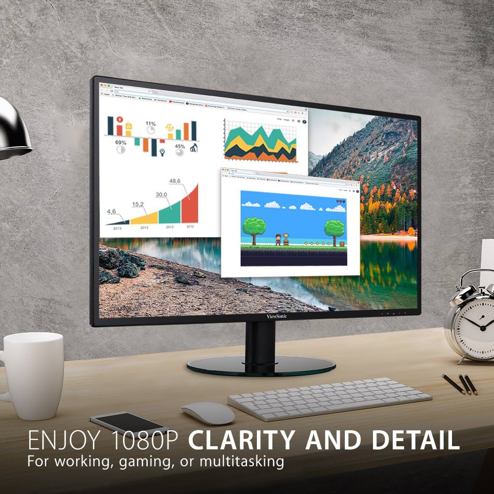 Amazon.co.jp: Viewsonic 24 1920 x 1080 1000:1 LCD Display VA2419