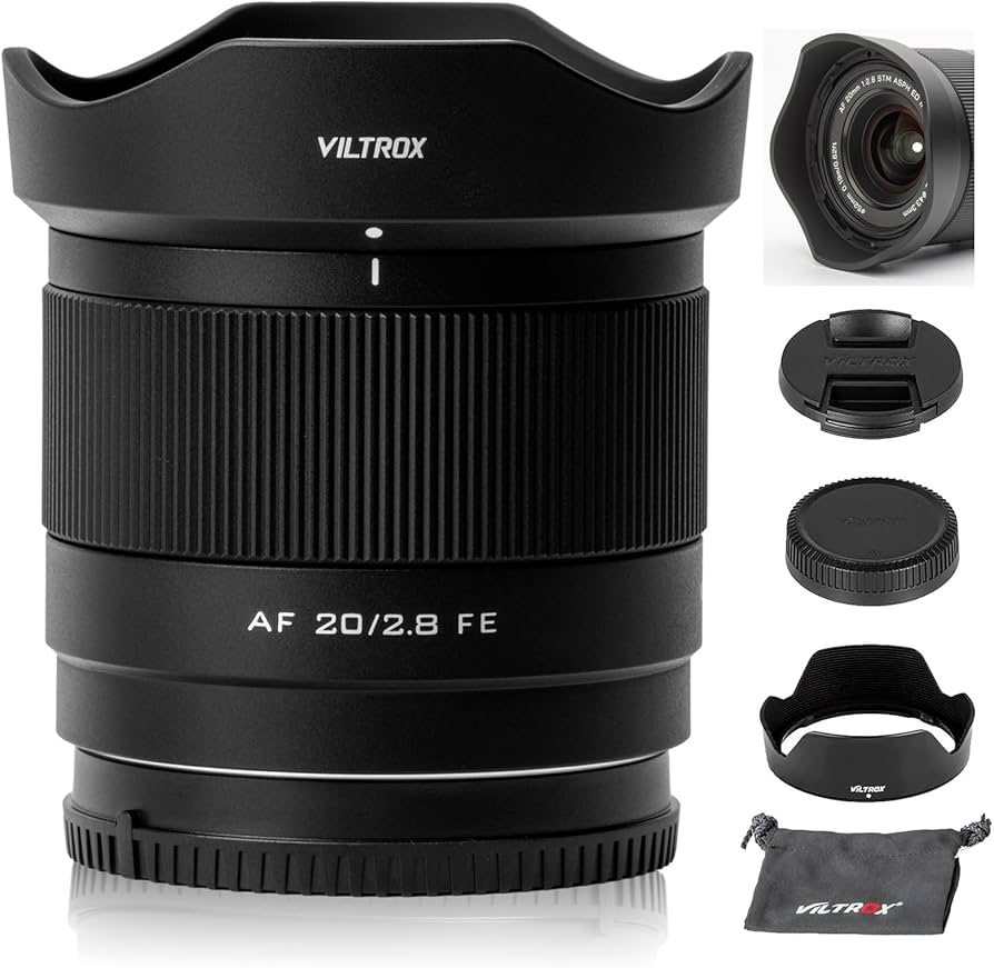VILTROX 20mm F2.8 FE, 20mm f/2.8 Lente Full Frame para Sony E