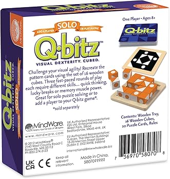 Amazon.com: Q-bitz Solo: Orange Game : Toys & Games