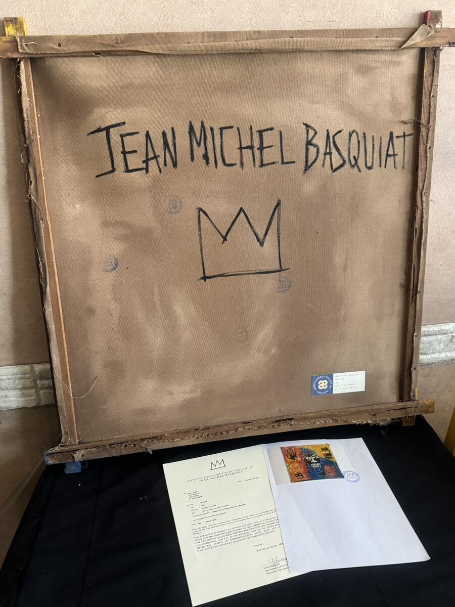 Amazon.co.jp: 凄い構図のバスキア！貴重肉筆 ジャン ミシェル